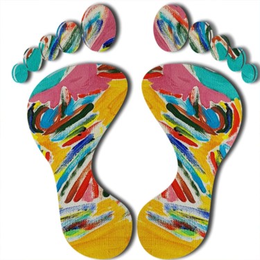 Photographie intitulée "Semelles des pieds…" par Carlos Vieira, Œuvre d'art originale, Photographie numérique