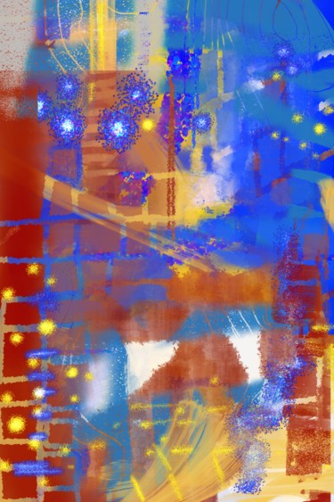 Digital Arts titled "Interior" by Grant Stewart, Original Artwork, Digital Painting