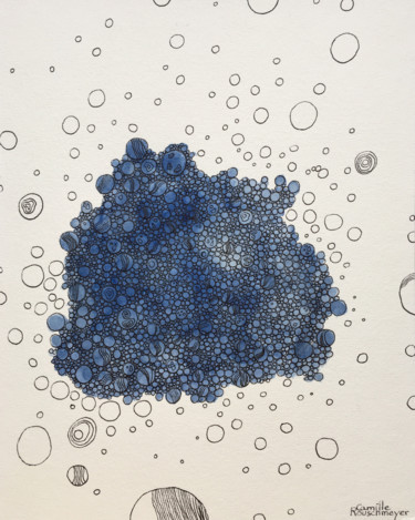 图画 标题为“Attraction” 由Camille Rouschmeyer, 原创艺术品, 标记