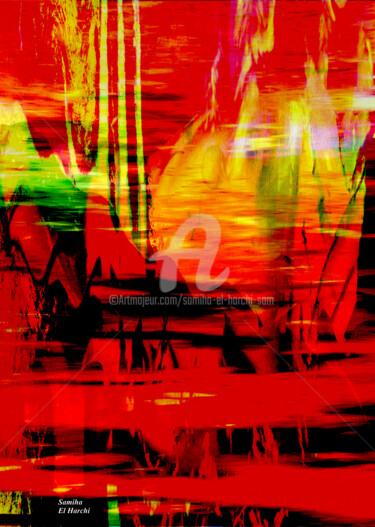 数字艺术 标题为“Canasson” 由Samiha El Harchi (Sam), 原创艺术品, 数字油画
