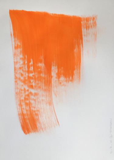Peinture intitulée "50x70_004_20" par Franck Chambrun, Œuvre d'art originale, Acrylique