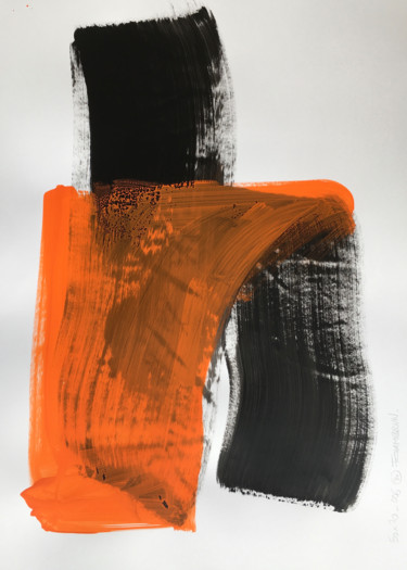 Peinture intitulée "50x70_006_20" par Franck Chambrun, Œuvre d'art originale, Acrylique