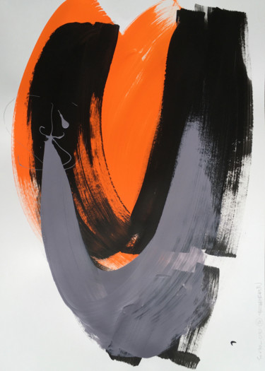 Peinture intitulée "50x70_010_20" par Franck Chambrun, Œuvre d'art originale, Acrylique