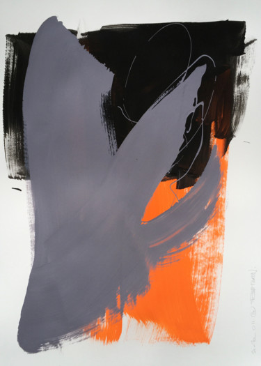 Peinture intitulée "50x70_011_20" par Franck Chambrun, Œuvre d'art originale, Acrylique