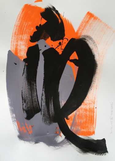 Peinture intitulée "50x70_013_20" par Franck Chambrun, Œuvre d'art originale, Acrylique