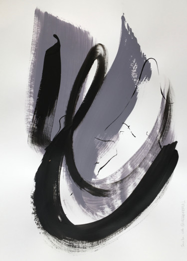 Peinture intitulée "50x70_014_20" par Franck Chambrun, Œuvre d'art originale, Acrylique