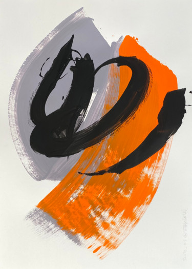 Peinture intitulée "50x70_015_20" par Franck Chambrun, Œuvre d'art originale, Acrylique