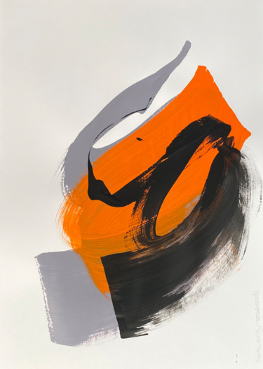 Peinture intitulée "50x70_016_20" par Franck Chambrun, Œuvre d'art originale, Acrylique