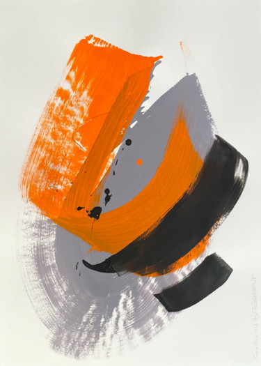 Peinture intitulée "50x70_018_20" par Franck Chambrun, Œuvre d'art originale, Acrylique