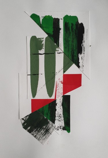 Collages titled "Série Deslocado, nú…" by Paulo Rosae, Original Artwork, Collages