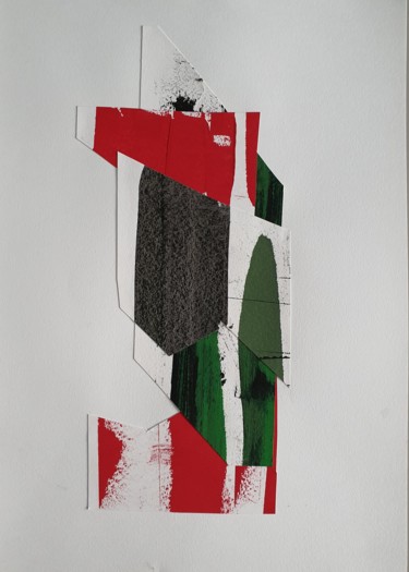 Collages titled "Série Deslocado, nú…" by Paulo Rosae, Original Artwork, Collages