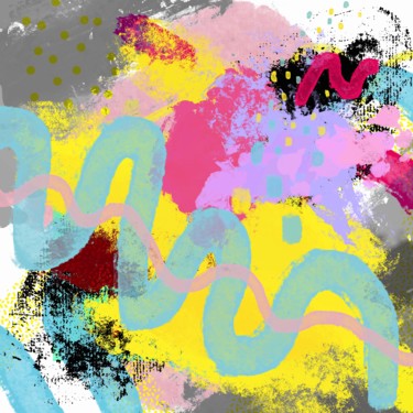 New Beginning Arts numériques intitulée "New Beginning" par Cila, Œuvre d'art originale, Peinture numérique Monté sur Aluminium