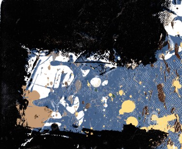 绘画 标题为“Am Rande des schwar…” 由Reiner Poser, 原创艺术品, 油