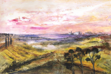 绘画 标题为“A piece of countrys…” 由Susan Monk, 原创艺术品, 丙烯