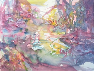 Peinture intitulée "« Féerie »." par Gilles Surgès, Œuvre d'art originale, Aquarelle