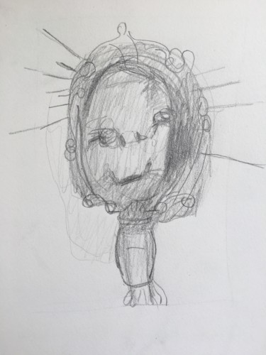 Dessin intitulée "Illumination dans l…" par Olga Richir, Œuvre d'art originale, Crayon