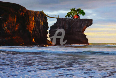"House on a rock abo…" başlıklı Dijital Sanat Ievgeniia Bidiuk tarafından, Orijinal sanat, Dijital Resim
