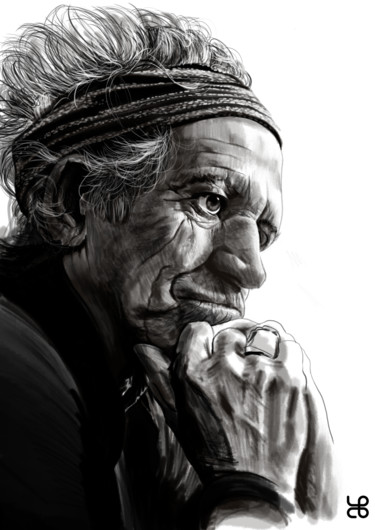 Arts numériques intitulée ""KEEF"" par Loco Art, Œuvre d'art originale, Peinture numérique