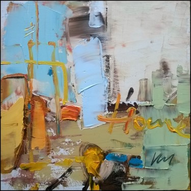 Painting titled "Home 1" by Kazimierz Mordarski, Original Artwork, Oil