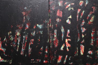 「Ensevelie sous-vide…」というタイトルの絵画 Bentによって, オリジナルのアートワーク, アクリル