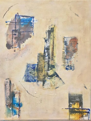 Pintura titulada "CIUDAD DISTOPICA" por Cheluka, Obra de arte original, Acrílico