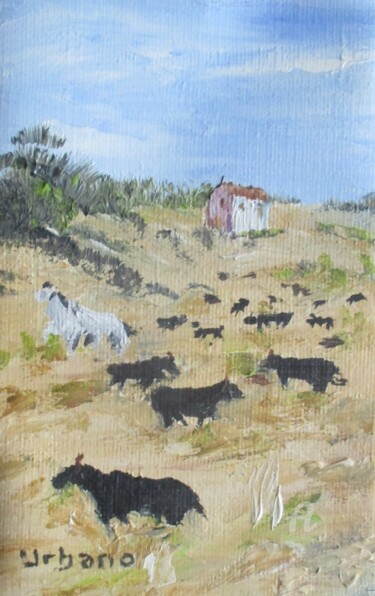 「Camargue」というタイトルの絵画 Roberto Urbanoによって, オリジナルのアートワーク, オイル
