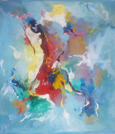绘画 标题为“Des rêves abstraits” 由David Kabulashvili, 原创艺术品, 丙烯