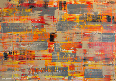 Peinture intitulée "Le marché aux épices" par Corinne Mure-Ravaud, Œuvre d'art originale, Acrylique