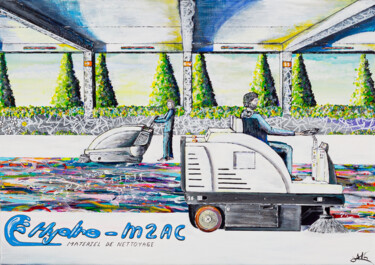 #3 Acrylique sur toile Société Hydro M2AC Sucé sur Erdre Painting titled "#3 Acrylique sur to…" by A.T.6 Alexandre Trubert, Original Artwork, Acrylic