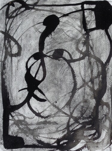 绘画 标题为“il faut que je grif…” 由Francisco  Duart Mendes, 原创艺术品, 墨