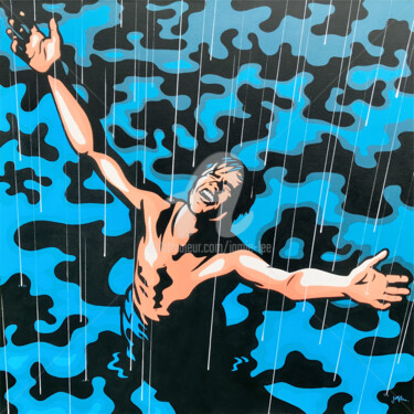Malerei mit dem Titel "Redemption" von Jamie Lee, Original-Kunstwerk, Acryl Auf Keilrahmen aus Holz montiert