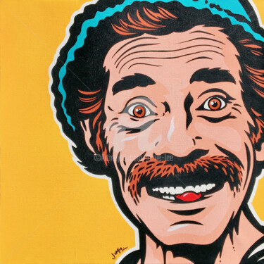 Painting titled "El Chavo Del Ocho -…" by Jamie Lee, Original Artwork, Acrylic Mounted on Wood Stretcher frame