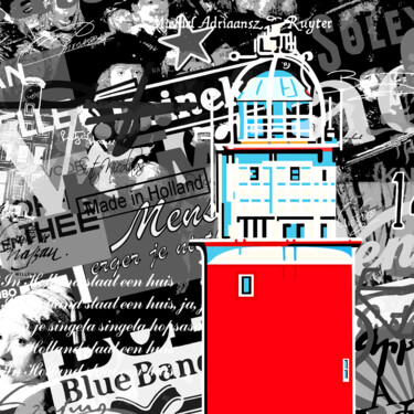 Made in Holland - 'Lighthouse' Peinture intitulée "Made in Holland - '…" par Annejole Jacobs - De Jongh (Jole), Œuvre d'art originale, Impression numérique…