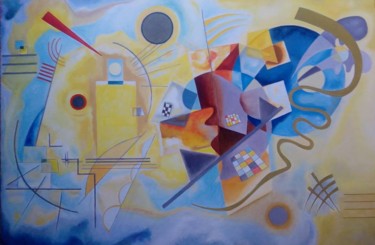 Pintura titulada "COPIA D'AUTORE - Wa…" por Leonardo Venezia, Obra de arte original, Oleo