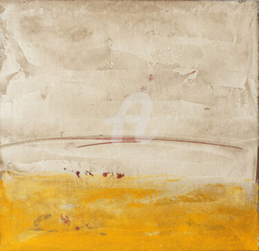 绘画 标题为“Landscape with red…” 由Marcela Jardón, 原创艺术品, 丙烯 安装在其他刚性面板上