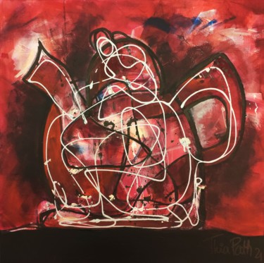 绘画 标题为“Teapot” 由Thia Path, 原创艺术品, 丙烯