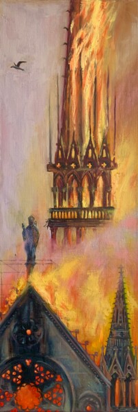 Notre Larme Peinture intitulée "Notre Larme" par Robert Inestroza, Œuvre d'art originale, Huile