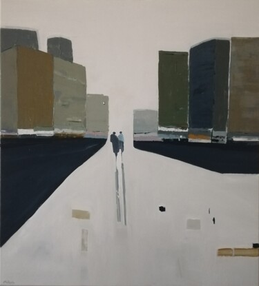 Take me down to the city 绘画 标题为“Take me down to the…” 由Mariusz Makula, 原创艺术品, 油