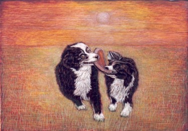 Painting titled "Give back" by Martin Ashkhatoev, Original Artwork, Acrylic