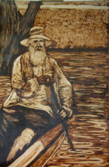 Drawing titled "Hommage" by Laurence Gallien, Original Artwork, Ink