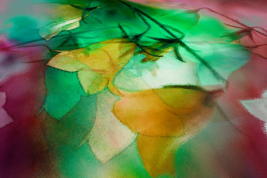 Digitale Kunst mit dem Titel "Glockenblume ubiqui…" von Sigrid Gombert, Original-Kunstwerk, Digitale Malerei