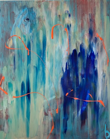 Painting titled "Empreintes" by Lo Doré (Lo), Original Artwork, Acrylic