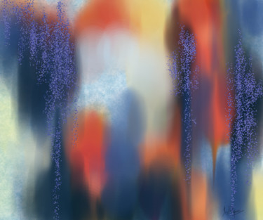 "Points de Vue" 40 x 48 inches Digitale Kunst getiteld ""Points de Vue" 40…" door Jocelyne Dupuis (Jo Dupuis), Origineel Kunstwerk, Digitaal Schilderwerk…