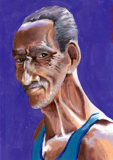 Pintura intitulada "Nelson" por Mauricio Santos, Obras de arte originais, Acrílico