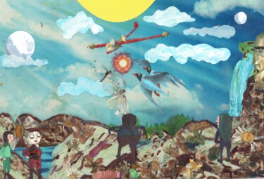 "Land`s End....." başlıklı Kolaj Phil Colisov tarafından, Orijinal sanat, Kolaj