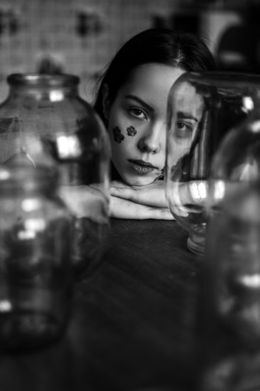 Photography titled "Behind the glass" by Alex Grear, Original Artwork, Digital Photography
