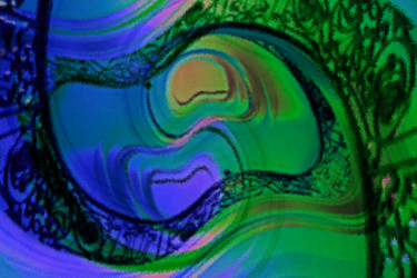 Digitale Kunst mit dem Titel "Wendel am Morgen" von Sigrid Gombert, Original-Kunstwerk, Digitale Malerei