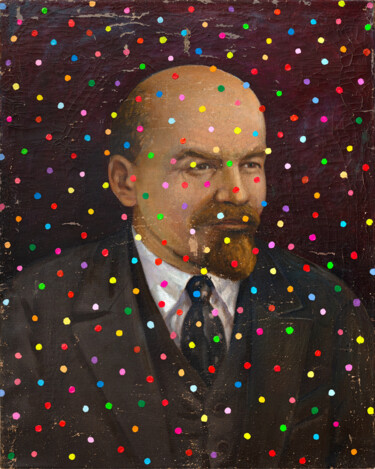 Oleksandr Balbyshev "Confetti" Painting titled "Oleksandr Balbyshev…" by Oleksandr Balbyshev, Original Artwork, Oil Mounted on Wood Stretcher frame