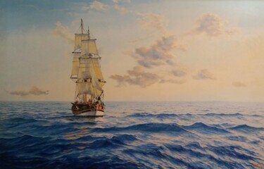 Painting titled "To The Sun" by Garry Arzumanyan, Original Artwork, Oil