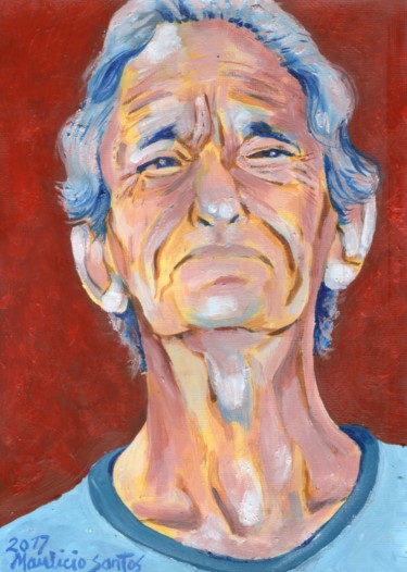 Pintura intitulada "Relojoeiro" por Mauricio Santos, Obras de arte originais, Acrílico